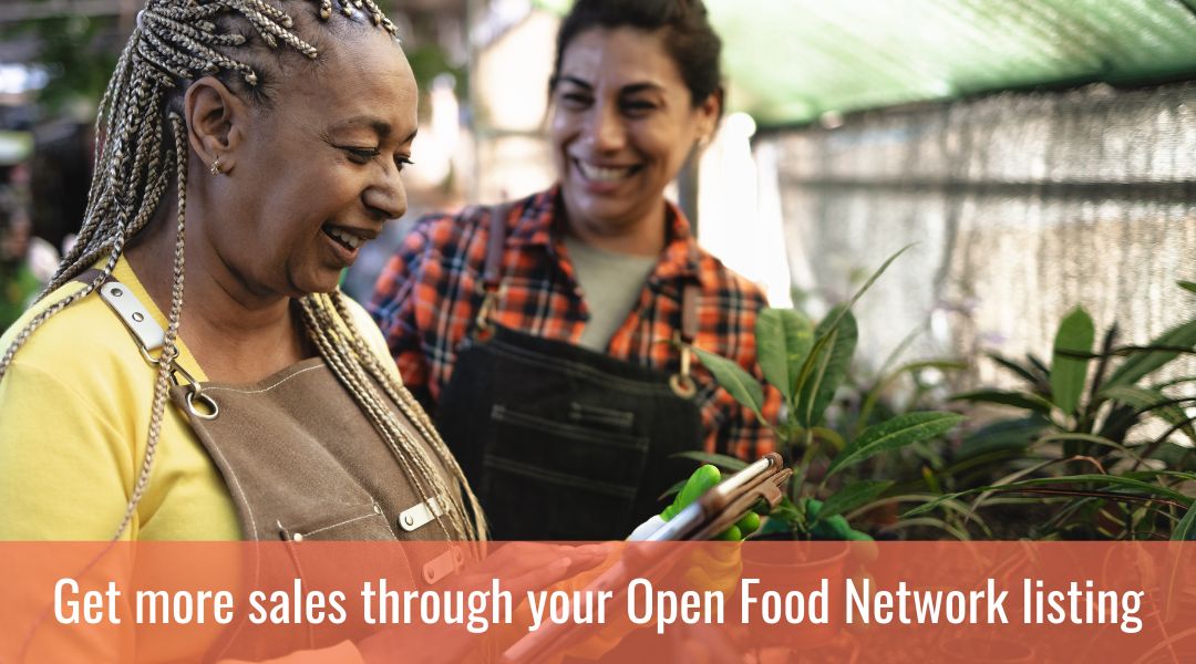 Get more sales through your Open Food Network listing